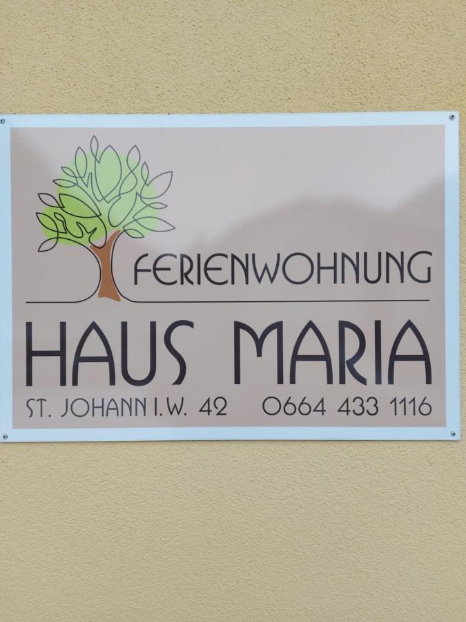 Apartmán Haus Maria Sankt Johann im Walde Exteriér fotografie